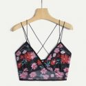 Floral Graphic Crop Cami