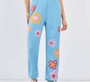 Floral Graphic Sweatpants