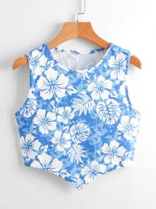 Floral Graphic Tank Top