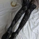 Floral Graphic Tights