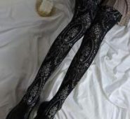 Floral Graphic Tights