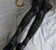 Floral Graphic Tights