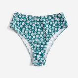 Floral High Waisted Bikini Bottom