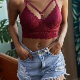 Floral Lace Harness Bralette