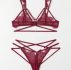 Floral Lace Harness Lingerie Set