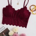 Floral Lace Longline Bralette