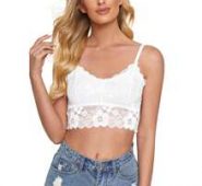 Floral Lace Longline Bralette