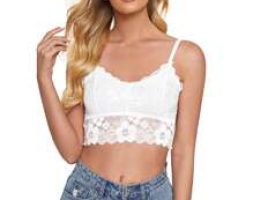 Floral Lace Longline Bralette
