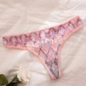 Floral Lace Thong