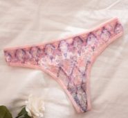 Floral Lace Thong
