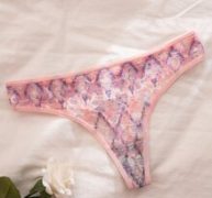 Floral Lace Thong