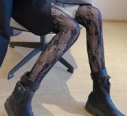 Floral Lace Tights
