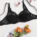 Floral Lace Underwire Bra