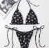 Floral Pattern Bikini Swimsuit