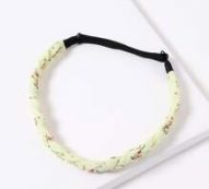 Floral Pattern Braided Hair Band
