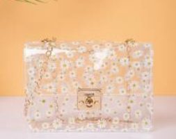 Floral Pattern Crossbody Bag