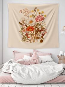 Floral Pattern Tapestry