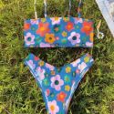 Floral Print Bikini Swimsuit