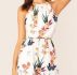 Floral Print Cami Romper