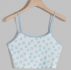 Floral Print Ringer Crop Cami