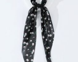 Floral Print Scarf Hair Tie