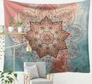 Floral Print Tapestry