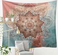 Floral Print Tapestry