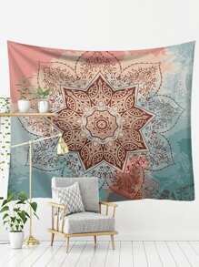 Floral Print Tapestry