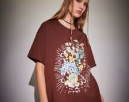 Floral & Butterfly Graphic Tee