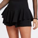 Flounce Layered Skirt Shorts