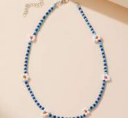 Flower Beaded Necklace