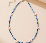 Flower Beaded Necklace