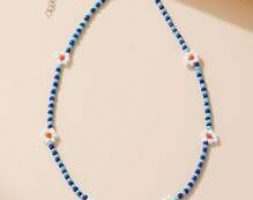 Flower Beaded Necklace