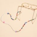 Flower Decor Beaded Glasses Chain