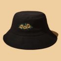 Flower Embroidery Bucket Hat