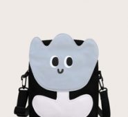 Flower Graphic Crossbody Bag