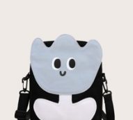 Flower Graphic Crossbody Bag