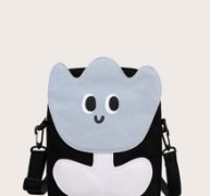 Flower Graphic Crossbody Bag