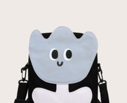 Flower Graphic Crossbody Bag