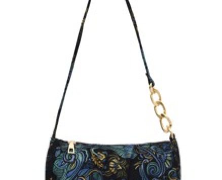 Flower Graphic Shoulder Bag