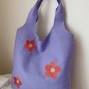 Flower Graphic Tote Bag