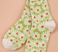 Flower Pattern Socks