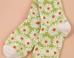Flower Pattern Socks