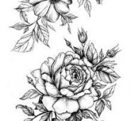 Flower Pattern Tattoo Sticker