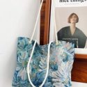 Flower Pattern Tote Bag