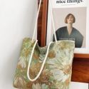 Flower Pattern Tote Bag