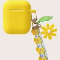 Flower Pendant Silicone Airpods Case