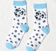 Flower Print Crew Socks