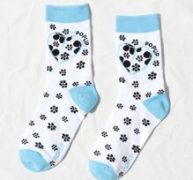 Flower Print Crew Socks