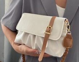 Flower Print Shoulder Bag